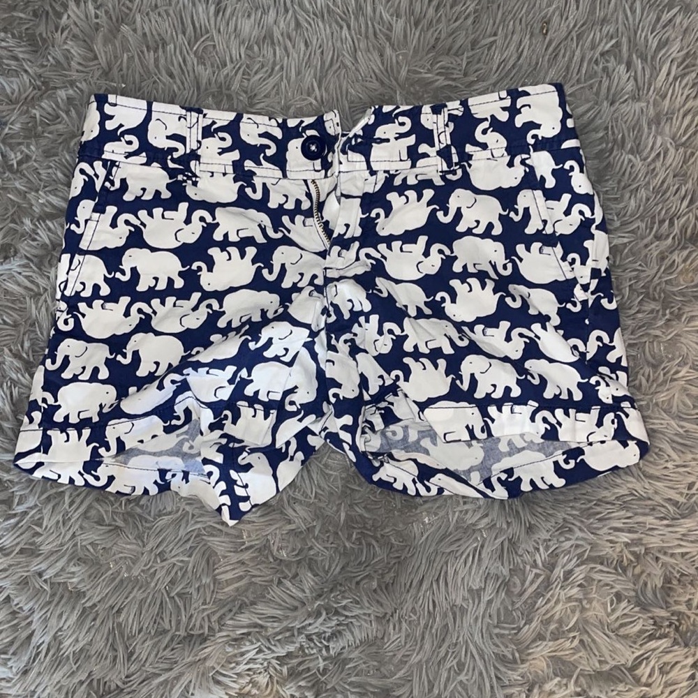 Lily Pulitzer shorts elephants